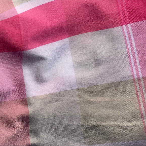 Adidas Men's Plaid Golf Shorts - Pink, White & Khaki - Size 32 - Picture 5 of 8